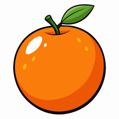 illustration of an orange