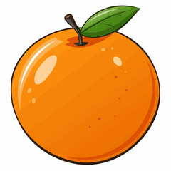 illustration of an orange