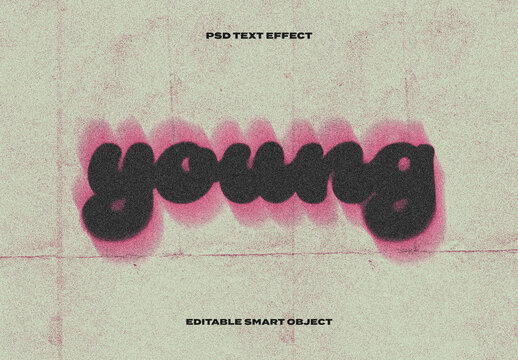 Grunge Shadow Text Effect