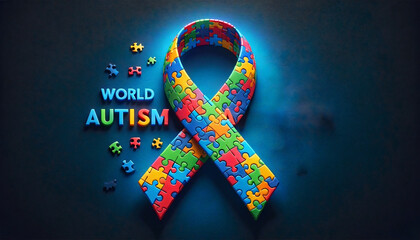World autism awareness day - obrazy, fototapety, plakaty