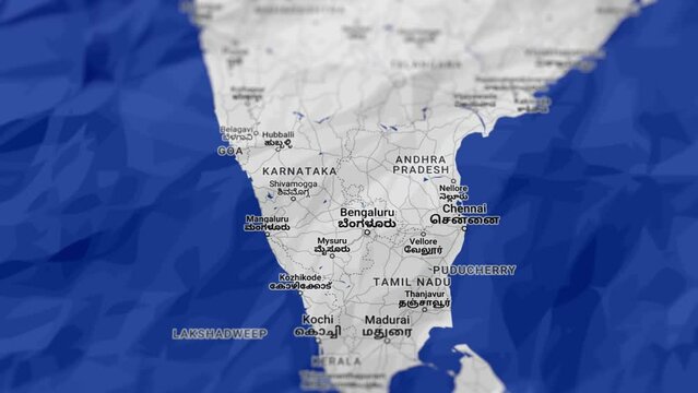 India Paper Map, Slider Shot