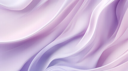 Obraz premium Elegant Purple Silk Fabric Waves in Studio Setting