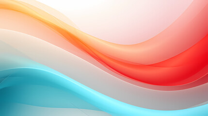 Abstract Colorful Wave Design Elements
