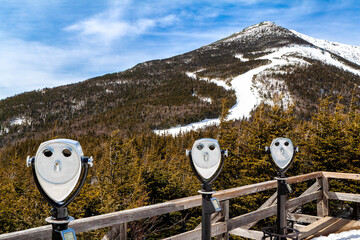 Coin operated binoculars - Whiteface ski resort - Upstate New York - 783306185
