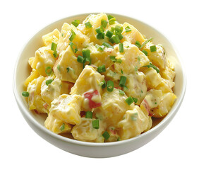 German potato salad on transparent background