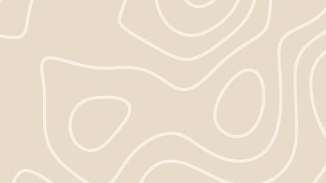 abstract wavy curved lines beige background