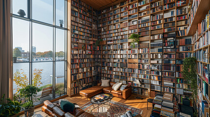 Quiet Minimalism. Setting Up a Modern Scandinavian Reading Room