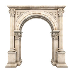Arch isolated on white background