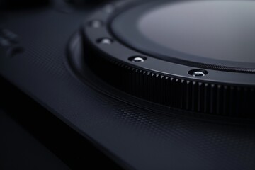 Close-up of a camera lens with intricate details, perfect for technology and photography enthusiasts keen on precision and quality.

