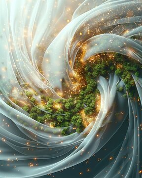 A global climate finance conference, with discussions on funding for climate initiatives.--sref https://cdn.midjourney.com/f91be281-7936-4de8-88f8-a8eecb6a42eb/0_0.webp