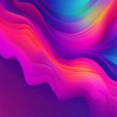 Fototapeta premium colorful fluid wave illustration background