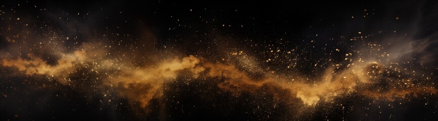 A Glimpse of the Majestic Milky Way: Glittering Stars and Cosmic Dust - obrazy, fototapety, plakaty