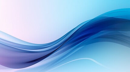 A vibrant image of flowing blue waves with gradient shades, evoking fluid motion and tranquility