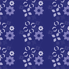 multy motif floral seamless vector pattern