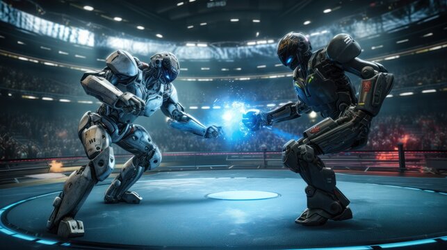 A thrilling robot battle featuring cutting-edge technology, androids and the clash of sci-fi forces.