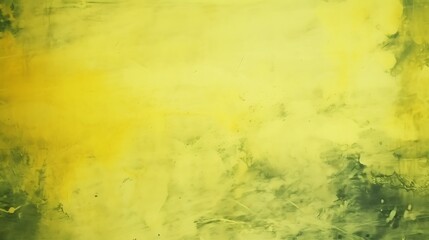 Citron color. Abstract yellow and green textured background painting with a grunge feel perfect for creative designs 