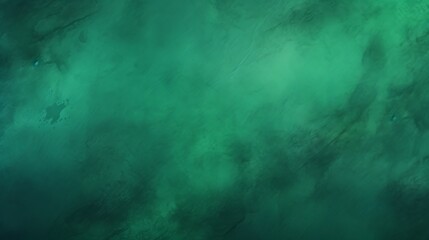 Obraz na płótnie Canvas Emerald green color. A serene abstract texture in shades of green suggesting a tranquil underwater scene. 