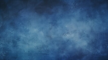 Midnight blue color. Abstract blue textured background with soft light and dark shades perfect for design elements and artistic projects. 