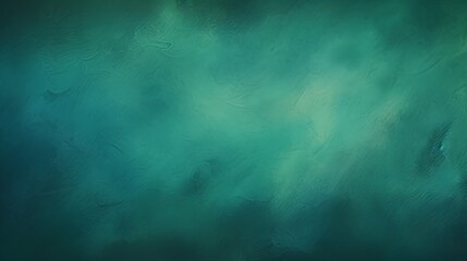 Fototapeta na wymiar Viridian color. Abstract turquoise and green textured background with a smooth gradient transition effect, perfect for creative designs and wallpapers. 