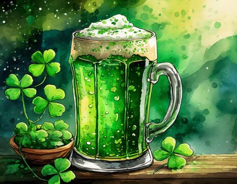 Generated image of saint patrick day