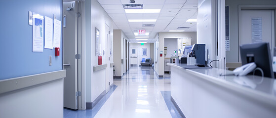 Obraz premium Medical Facility Implementing Patient Access Cards