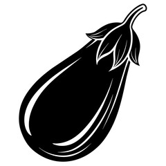 black and white eggplant