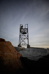 Lookout tower at the end of jetty