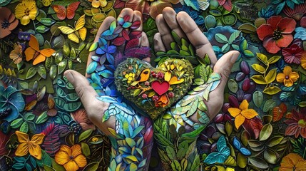 colorful flowers in a garden