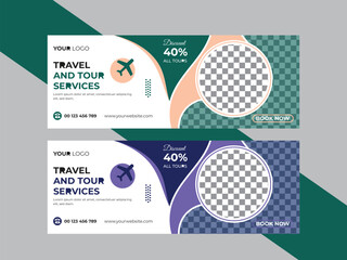 The best Travel Facebook cover Design or best agency Facebook cover banner design.