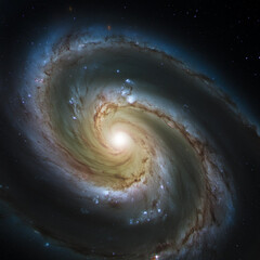 AI Spiral Galaxy