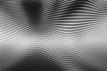 Abstract black background dark grey silver gradient defocused wave geometric lines 4K wallpaper