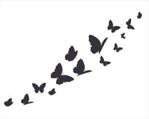 buttefly handran flat design seamless 