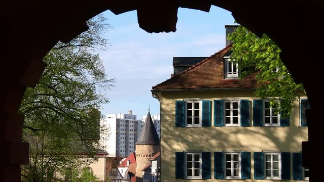 the historic town of bad homburg germany 4k 25fps video