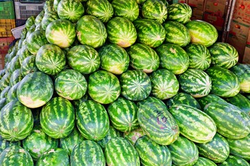 Frische Melonen zum Verkauf