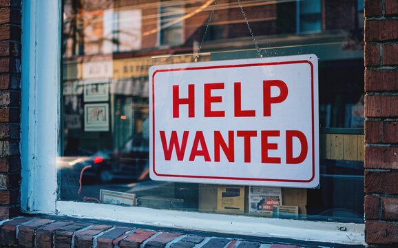 Help Wanted Sign.