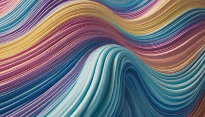 colorful wavy liquid background 3d and realistic abstract background generative ai