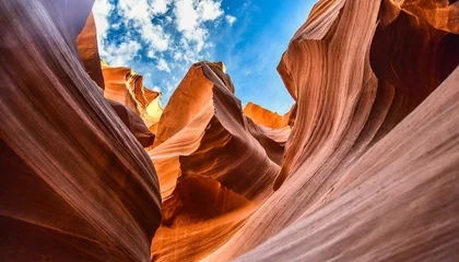 Schilderijen op glas antelope canyon arizona usa amazing sandstone formations © Nathaniel
