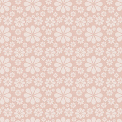 Seamless decorative pattern with flowers wallpaper festive  birthday background art decor design for textile, paper