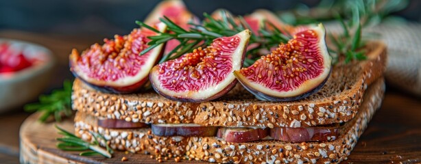 Bread With Figs and Cheese