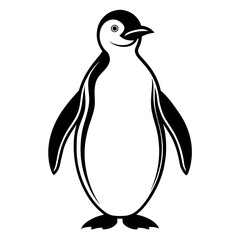 penguin on a white background