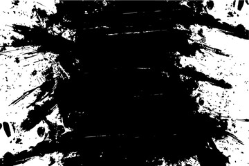 Vector graffiti grunge ink abstract dirty poster background texture for overlay. Place artwork over any image to make textured effect