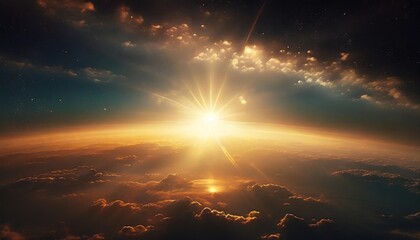 space illustration of sun