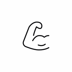 Athletic Sport Arm Muscle icon