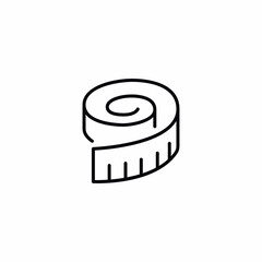 Measure Tape Tool Weight Loss icon