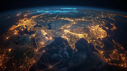 global connectivity illuminated pathways of data