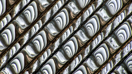 geometric abstraction
refraction in glass