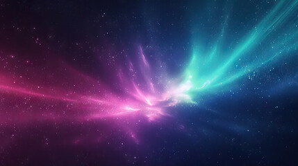 Fototapeta na wymiar Enchanting Aurora Borealis: Azure, Violet, and Jade Casting its Spell with a Radiant Celestial Rhapsody.