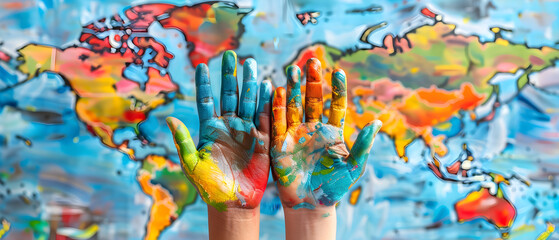 Hands coming together to support and advocate for autism awareness and acceptance on World Autism Awareness Day.