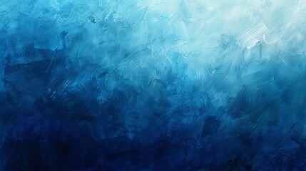 Textured blue oil paint strokes on canvas. Contemporary art for modern designs. Abstract painting background with deep blue shades.
