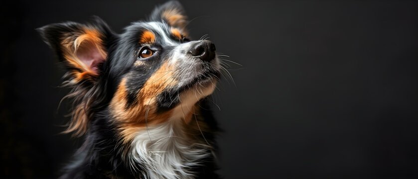 Melodic Pup: A Canine's Gaze in Spotlight. Concept Pets, Photography, Portraits, Canine, Melodic Pup